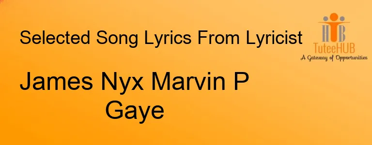 James Nyx Marvin P Gaye