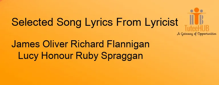 James Oliver Richard Flannigan Lucy Honour Ruby Spraggan