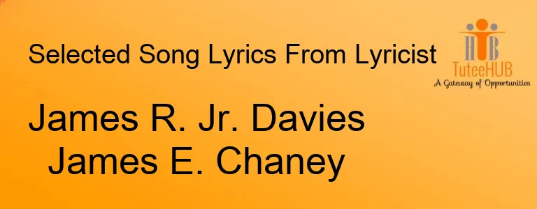 James R. Jr. Davies James E. Chaney