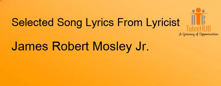 James Robert Mosley Jr.