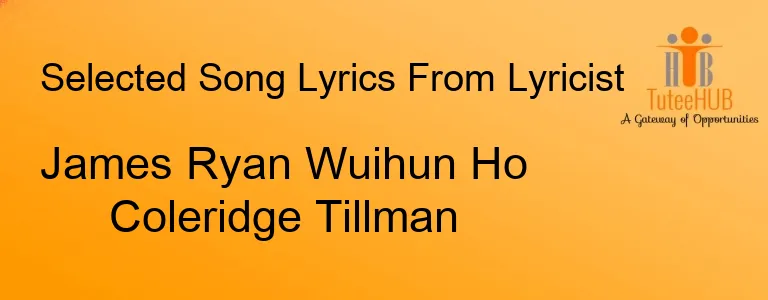 James Ryan Wuihun Ho Coleridge Tillman