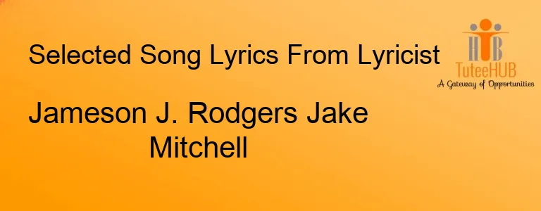 Jameson J. Rodgers Jake Mitchell