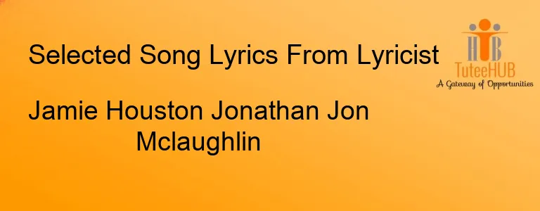 Jamie Houston Jonathan Jon Mclaughlin