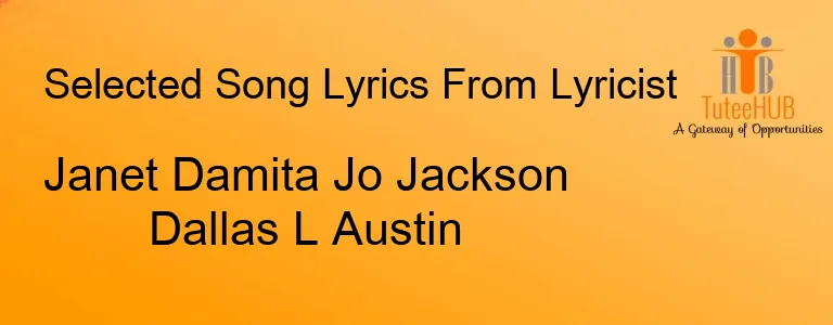 Janet Damita Jo Jackson Dallas L Austin