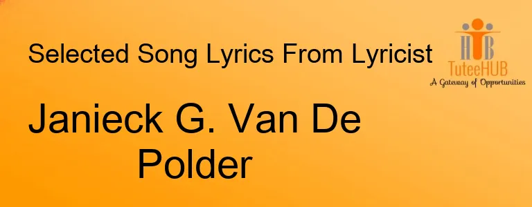 JANIECK G VAN DE POLDER