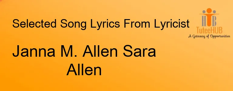 Janna M. Allen Sara Allen