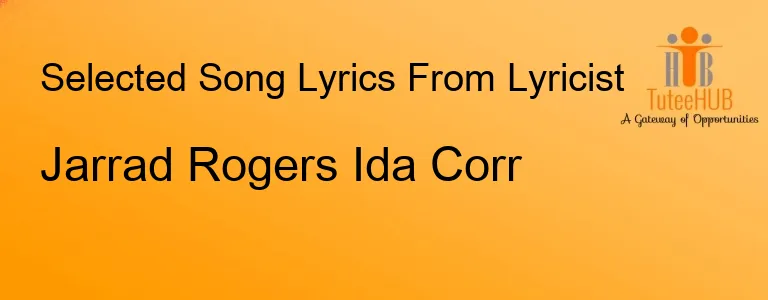 Jarrad Rogers Ida Corr