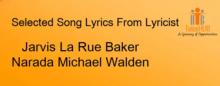 Jarvis La Rue Baker Narada Michael Walden