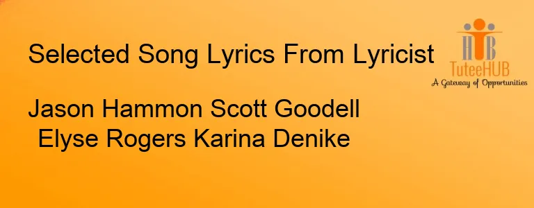 Jason Hammon Scott Goodell Elyse Rogers Karina Denike