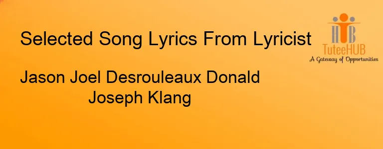 Jason Joel Desrouleaux Donald Joseph Klang