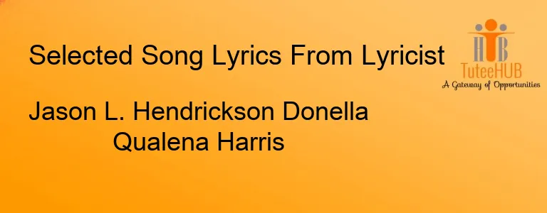 Jason L. Hendrickson Donella Qualena Harris