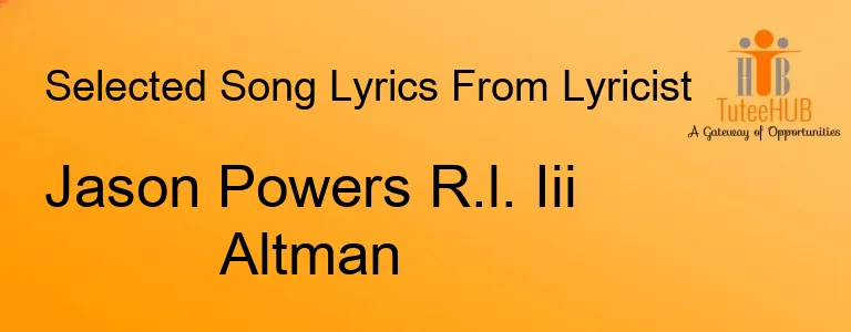 Jason Powers R.l. Iii Altman