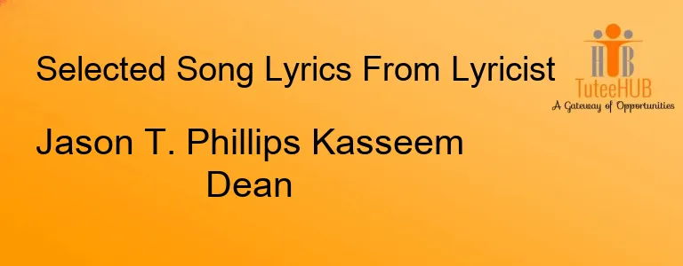 Jason T. Phillips Kasseem Dean