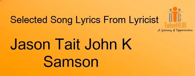 Jason Tait John K Samson