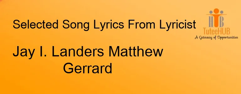 Jay I. Landers Matthew Gerrard