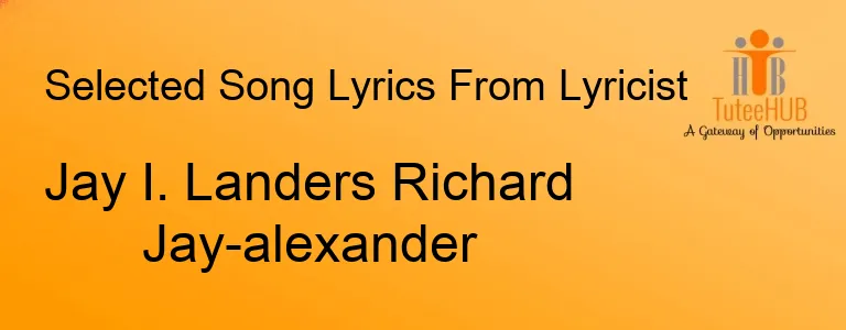 Jay I. Landers Richard Jay-alexander