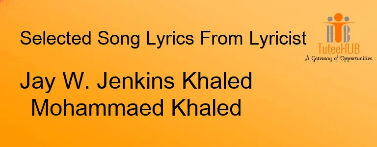 Jay W. Jenkins Khaled Mohammaed Khaled