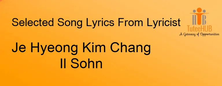 Je Hyeong Kim Chang Il Sohn