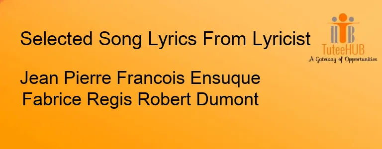 Jean Pierre Francois Ensuque Fabrice Regis Robert Dumont