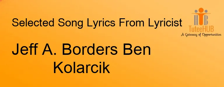 Jeff A. Borders Ben Kolarcik