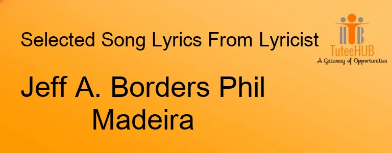 Jeff A. Borders Phil Madeira