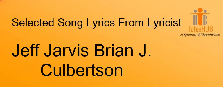 Jeff Jarvis Brian J. Culbertson