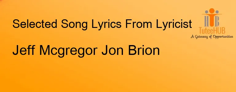 Jeff Mcgregor Jon Brion