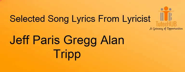 Jeff Paris Gregg Alan Tripp