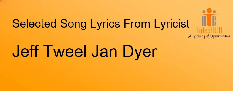 Jeff Tweel Jan Dyer