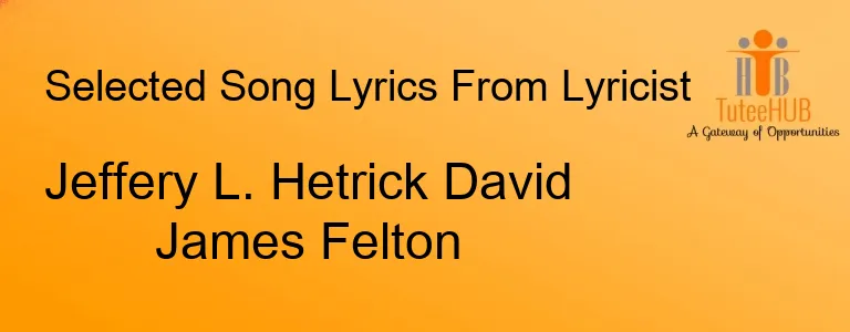 Jeffery L. Hetrick David James Felton