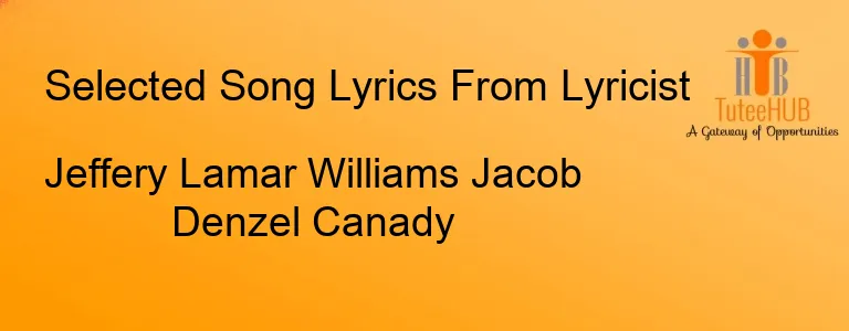 Jeffery Lamar Williams Jacob Denzel Canady