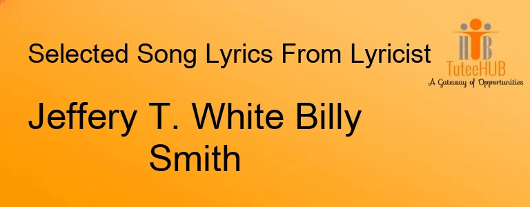 Jeffery T. White Billy Smith