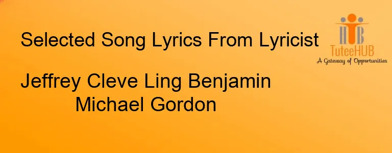 Jeffrey Cleve Ling Benjamin Michael Gordon