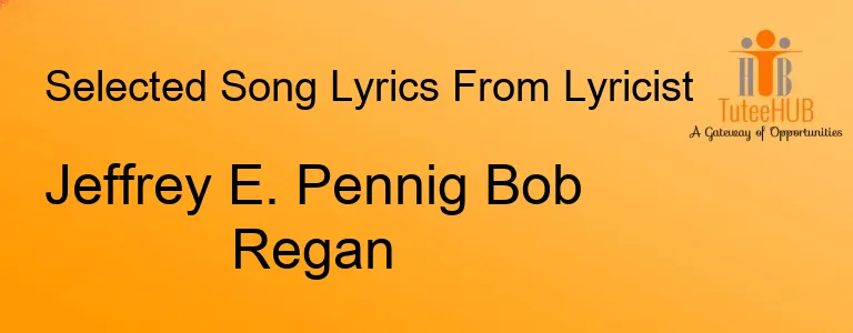 Jeffrey E. Pennig Bob Regan