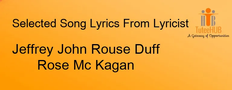 Jeffrey John Rouse Duff Rose Mc Kagan