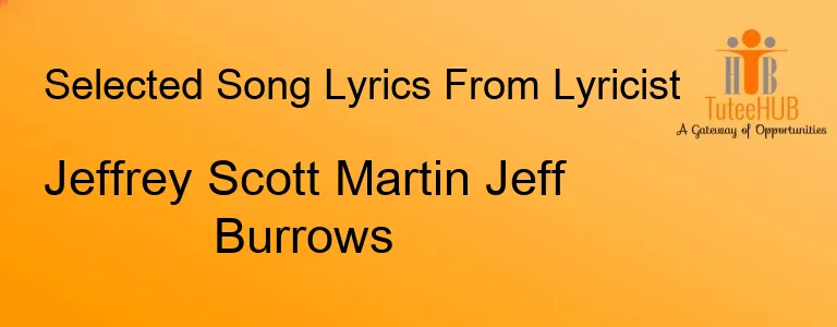 Jeffrey Scott Martin Jeff Burrows