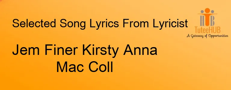 Jem Finer Kirsty Anna Mac Coll