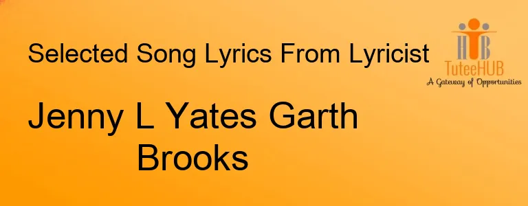 Jenny L Yates Garth Brooks