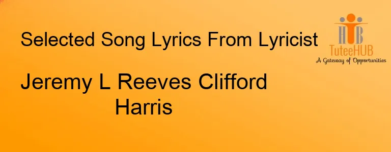 Jeremy L Reeves Clifford Harris