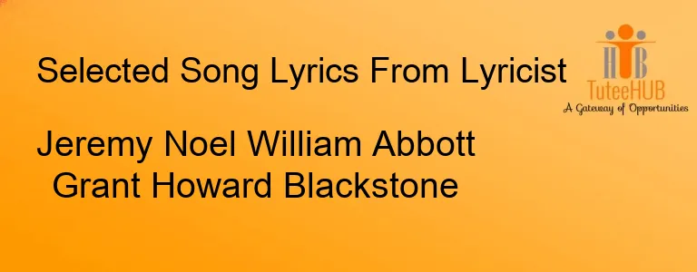Jeremy Noel William Abbott Grant Howard Blackstone