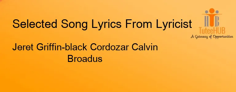 Jeret Griffin-black Cordozar Calvin Broadus