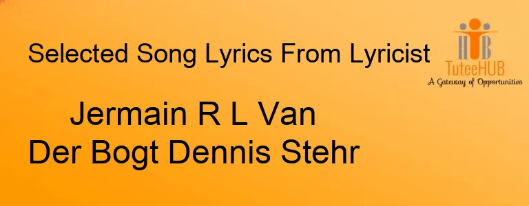 Jermain R L Van Der Bogt Dennis Stehr