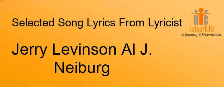 Jerry Levinson Al J. Neiburg