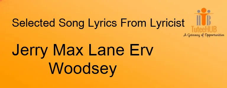 Jerry Max Lane Erv Woodsey