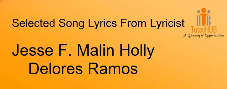 Jesse F. Malin Holly Delores Ramos