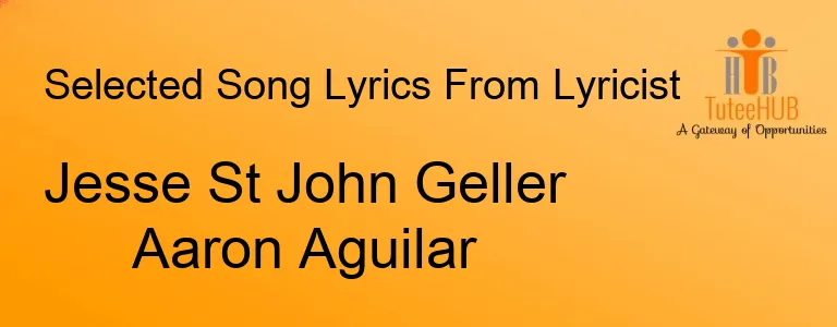 Jesse St John Geller Aaron Aguilar