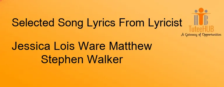 Jessica Lois Ware Matthew Stephen Walker