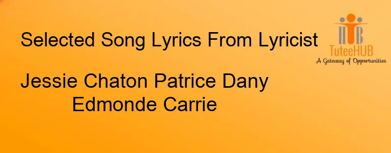 Jessie Chaton Patrice Dany Edmonde Carrie