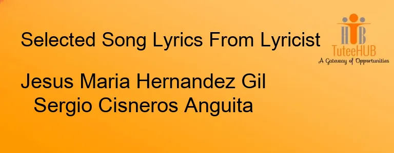 Jesus Maria Hernandez Gil Sergio Cisneros Anguita