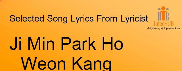 Ji Min Park Ho Weon Kang